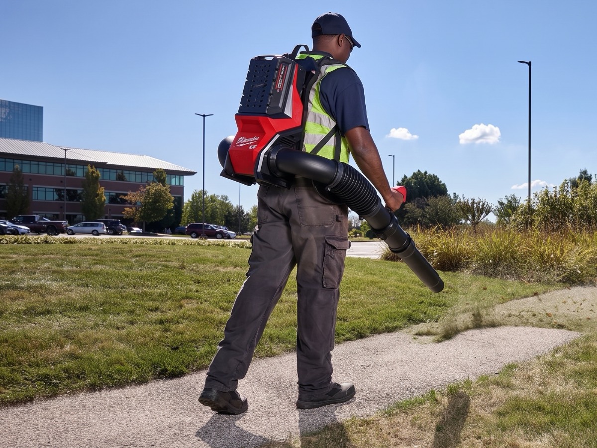 Milwaukee MX FUEL Backpack Blower — новый ранцевый воздуходув для тяжёлой уборки на объекте