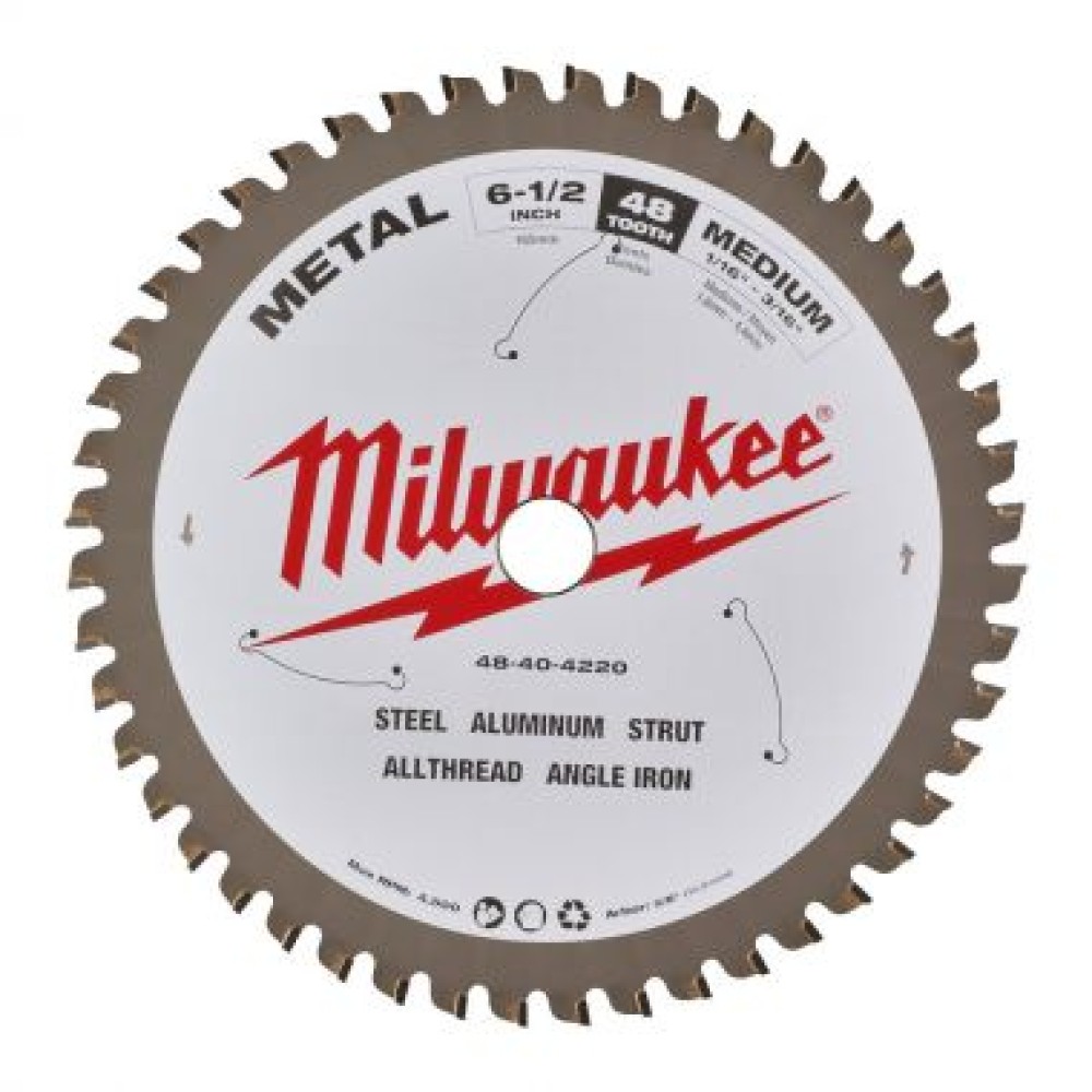 Пильный диск Milwaukee для циркулярной пилы по металлу 165x5/8x1,6x48