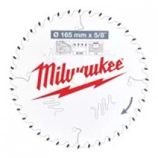 Пильный диск Milwaukee для циркулярной пилы по дереву 165x15.87x1.6x24 скошенные зубья