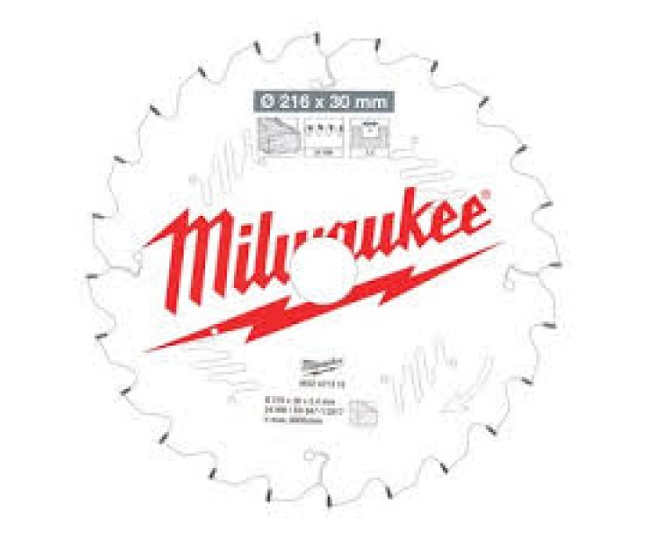 Пильный диск Milwaukee для торцовочной пилы по дереву 190x30x2,4x40