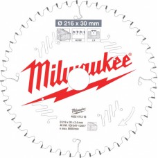 Пильный диск Milwaukee для торцовочной пилы по дереву 216x30x2,4x48