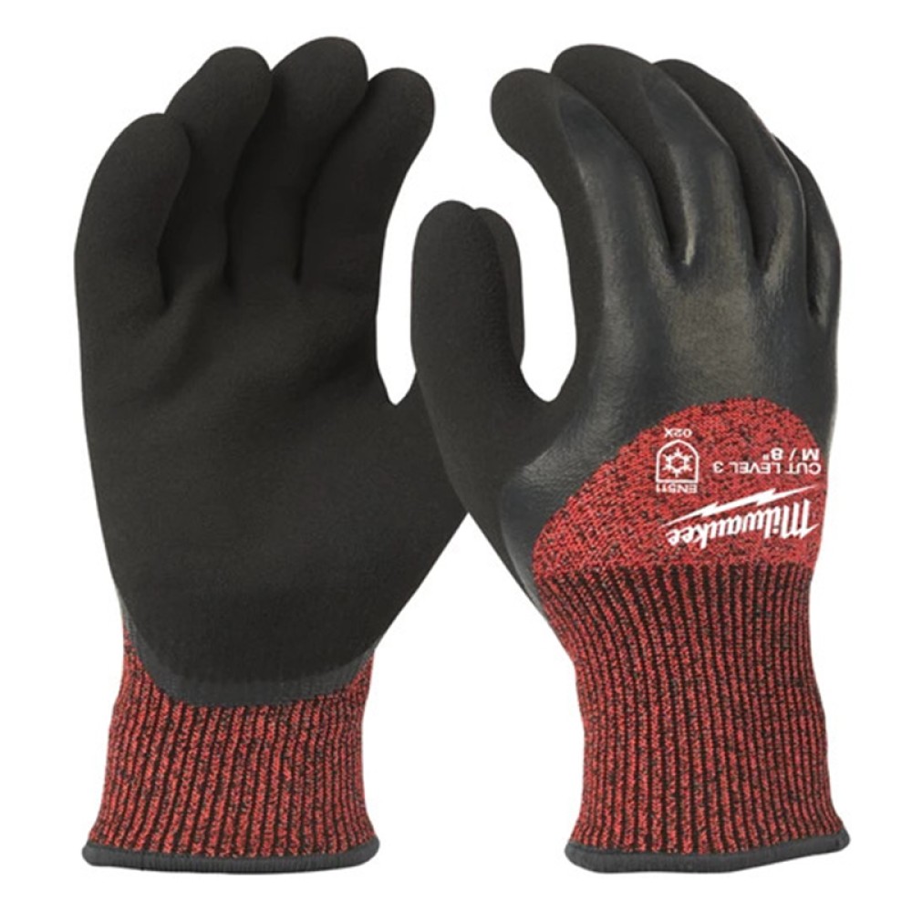 Перчатки Milwaukee с защитой от порезов, уровень 3, зимние, размер M/8