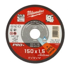 Отрезной диск Milwaukee SCS 41/150х1.5 PRO+ 1шт (заказ кратно 25шт)