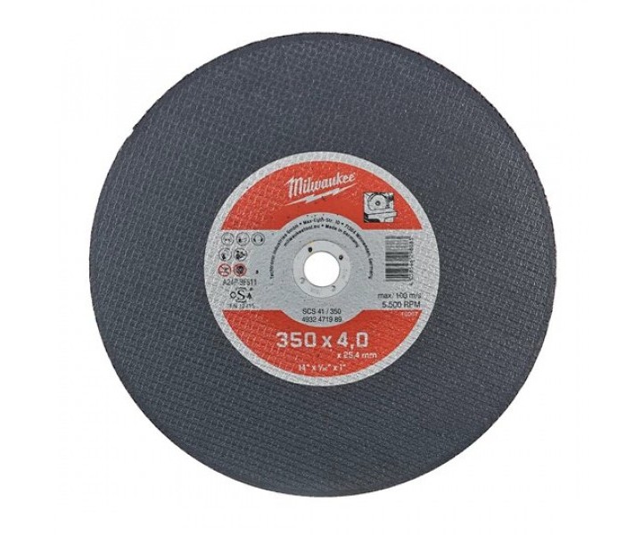 Отрезной диск Milwaukee SCS 41/350х4,0 PRO+ 1шт