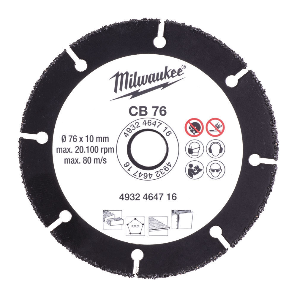 Диск для циркулярных пил по дереву Milwaukee CB 76 X 10 мм