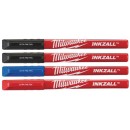 Набор ручек Milwaukee INKZALL Fine Tip (Синий/Красный/Черный) тонких