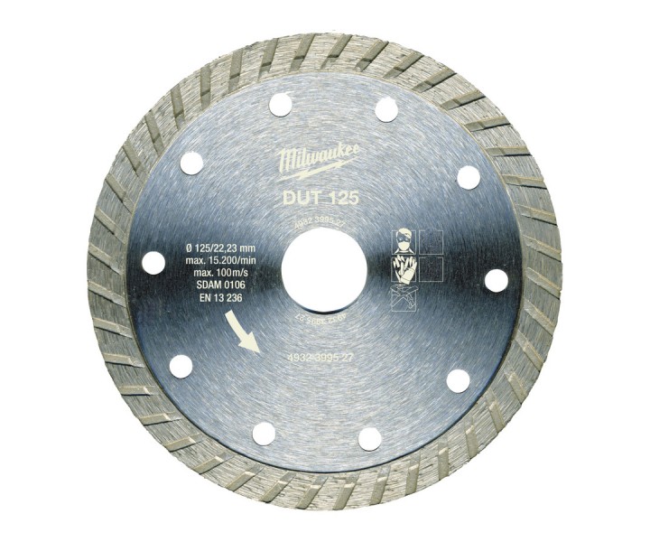 Алмазный диск Milwaukee профессиональная серия DUT d 115 мм