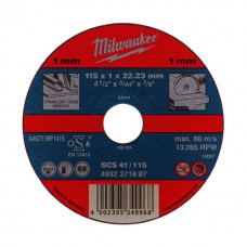 Отрезной диск Milwaukee по металлу SCS 41 / 115 X 1.5 X 22.2 мм