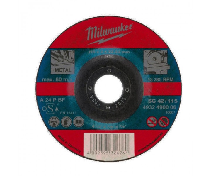 Отрезной диск Milwaukee по металлу SC 42 / 125 X 3 X 22.2