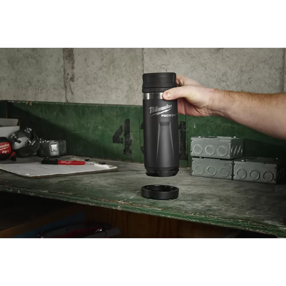 Термос черный Milwaukee PACKOUT SIP LID 532 мл (Арт. 4932493474)