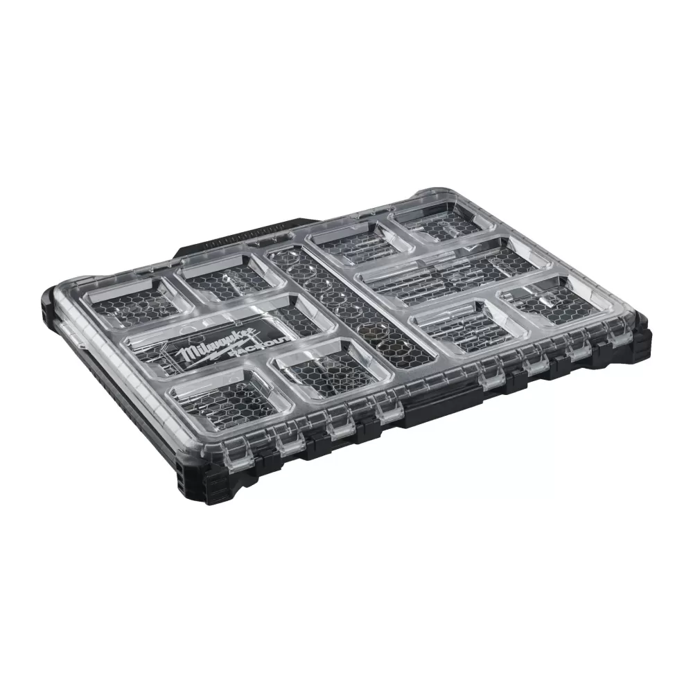 Головки 1/2" и 1/4" с воротками с трещоткой набор 63ед. в органайзере PACKOUT™ (Арт. 4932493661)