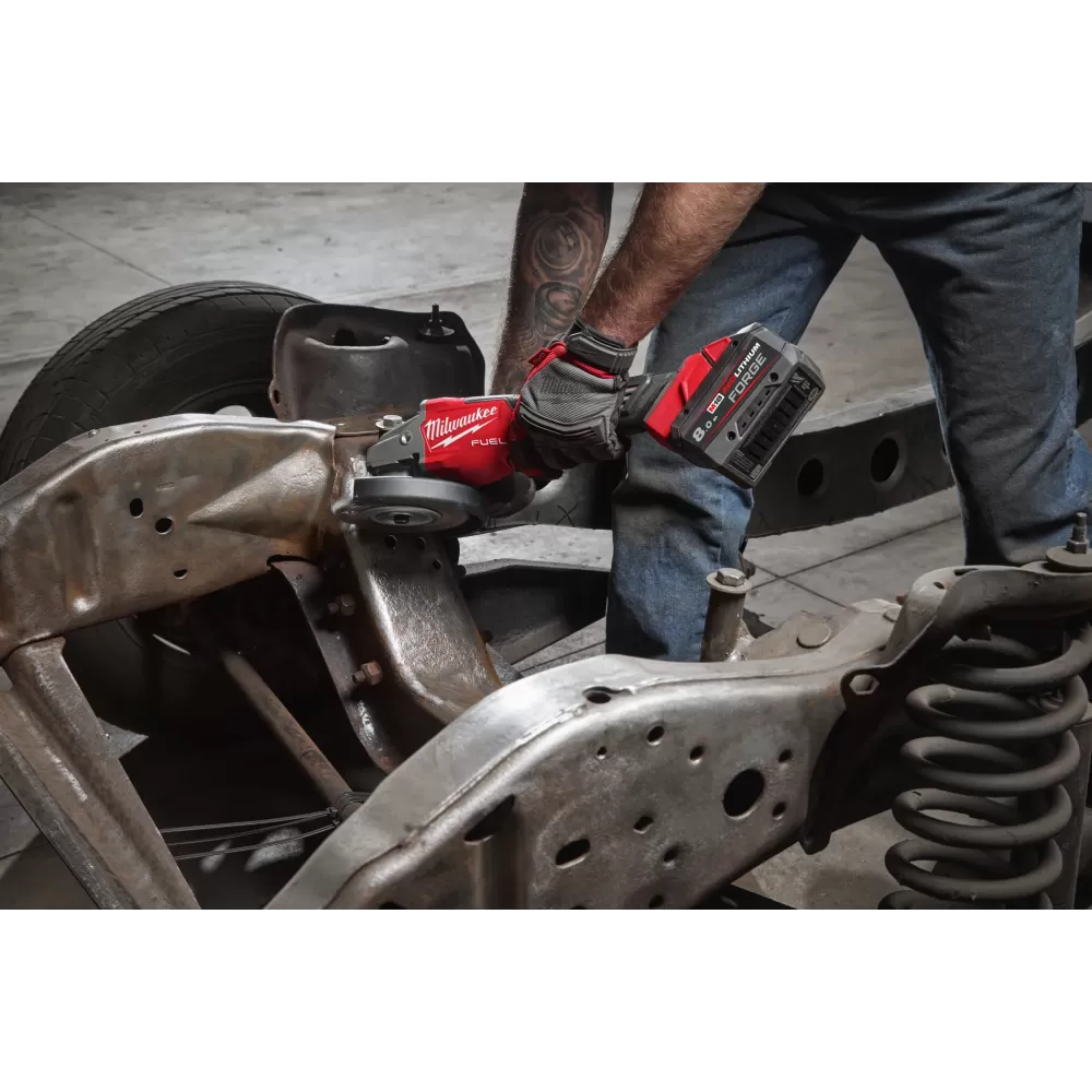 Аккумуляторная углошлифовальная машина (УШМ, Болгарка) Milwaukee M18 FHSAG125 XPDB2-0X FUEL 125мм (замена для 4933471078) (Арт. 4933493417)