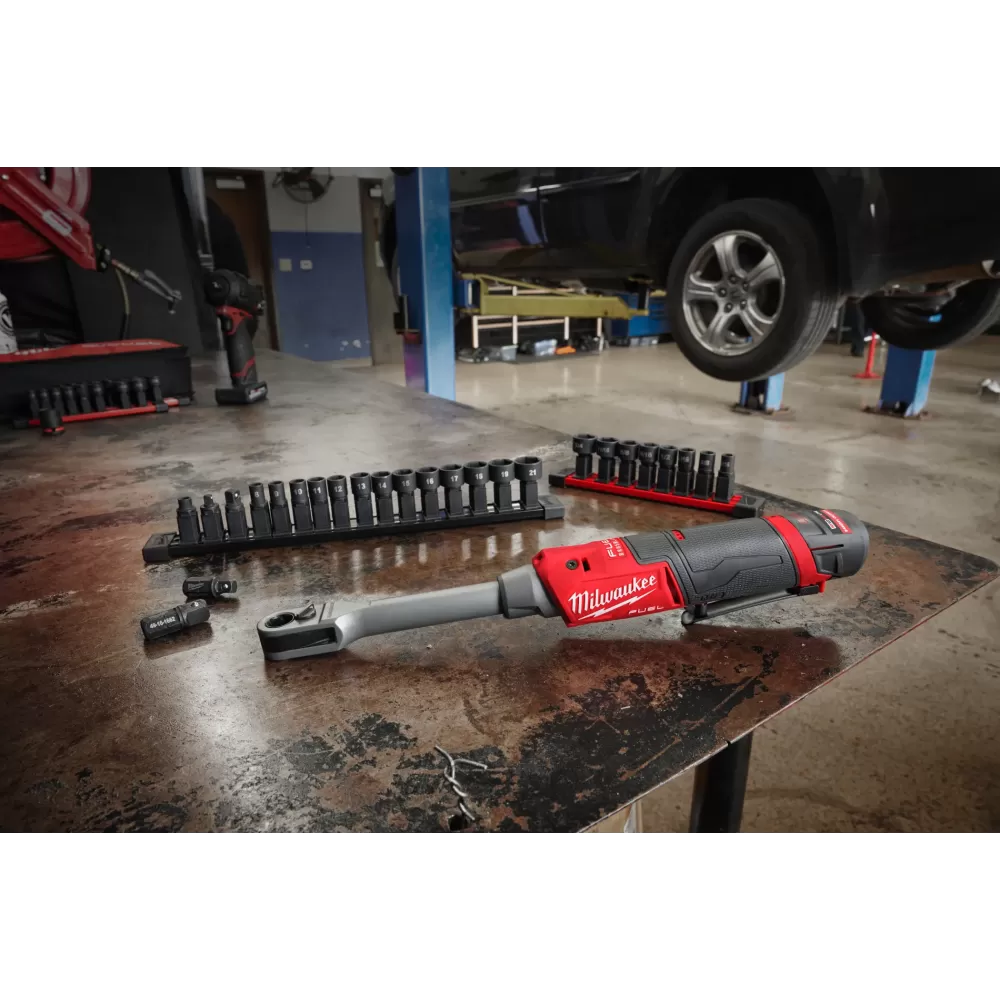 Аккумуляторная сквозная удлиненная импульсная трещотка INSIDER™ Milwaukee M12 FPTR-202X FUEL (замена для 4933480754) (Арт. 4933499411)