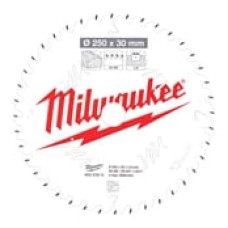 Пильный диск Milwaukee для торцовочной пилы по дереву 250x30x2,8x40 скошенные зубья