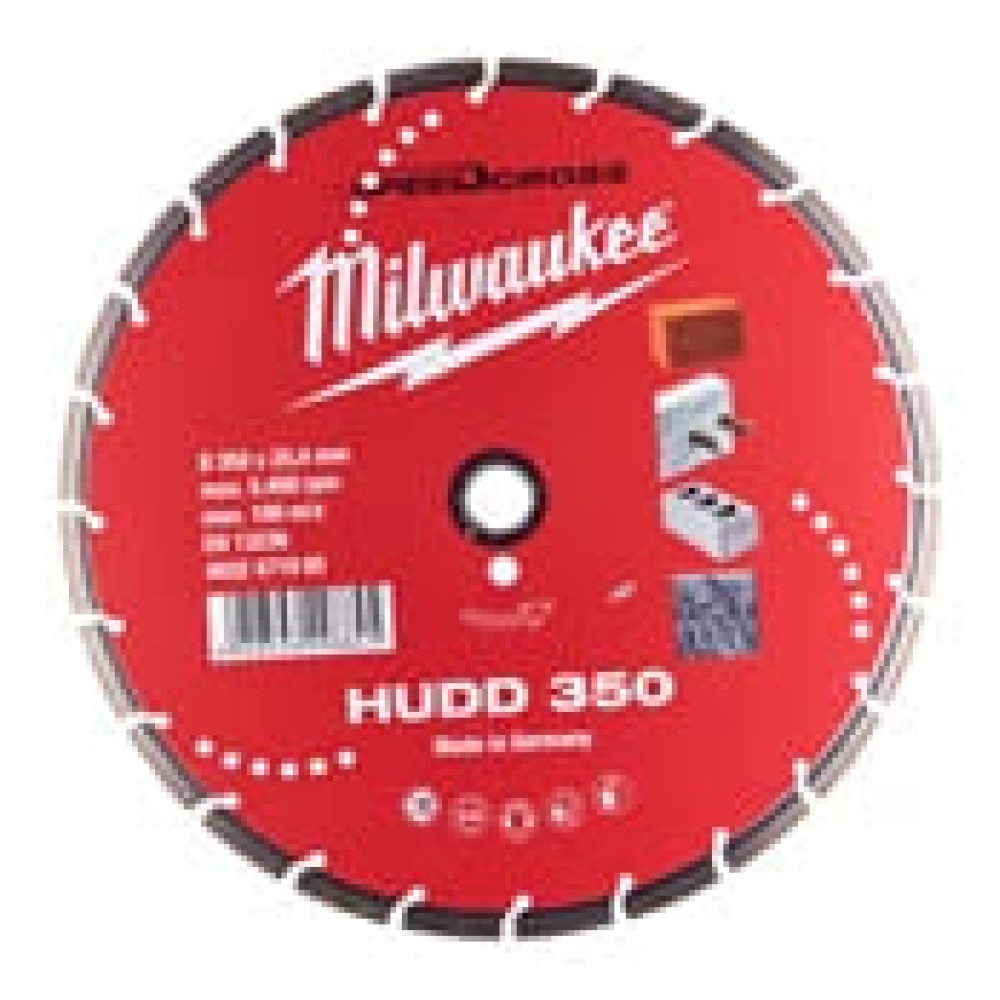 Алмазный диск Milwaukee HUDD 350