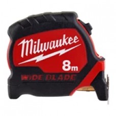 Рулетка Milwaukee Премиум с широким полотном 8м