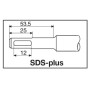 Коронки Milwaukee SDS-Plus TCT Core Cutters 35 X 58 мм
