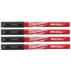 Набор ручек Milwaukee INKZALL Fine Tip (Черный) тонких 