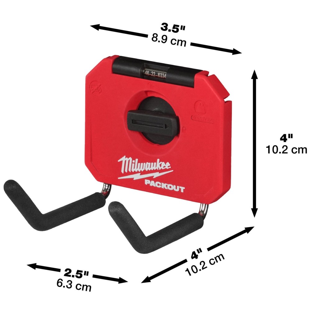 Малый прямой универсальный крюк Milwaukee PACKOUT™ SMALL STRAIGHT UTILITY HOOK