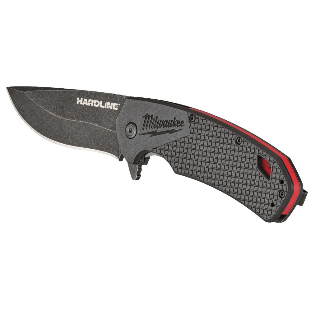 Нож HARDLINE™ складной 89мм (D2 сталь) Milwaukee FOLDING KNIFE SMOOTH