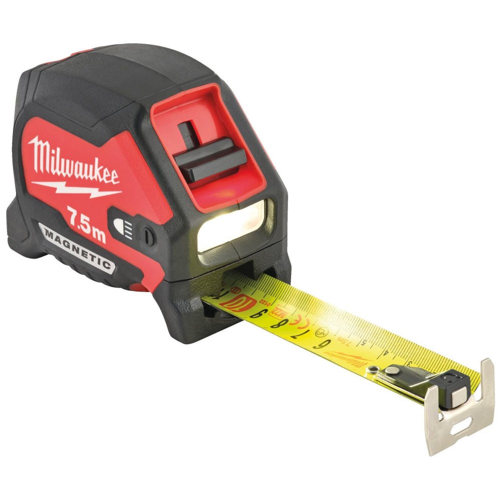 Рулетка с подсветкой Milwaukee Magnetic Tape Measure 7.5м