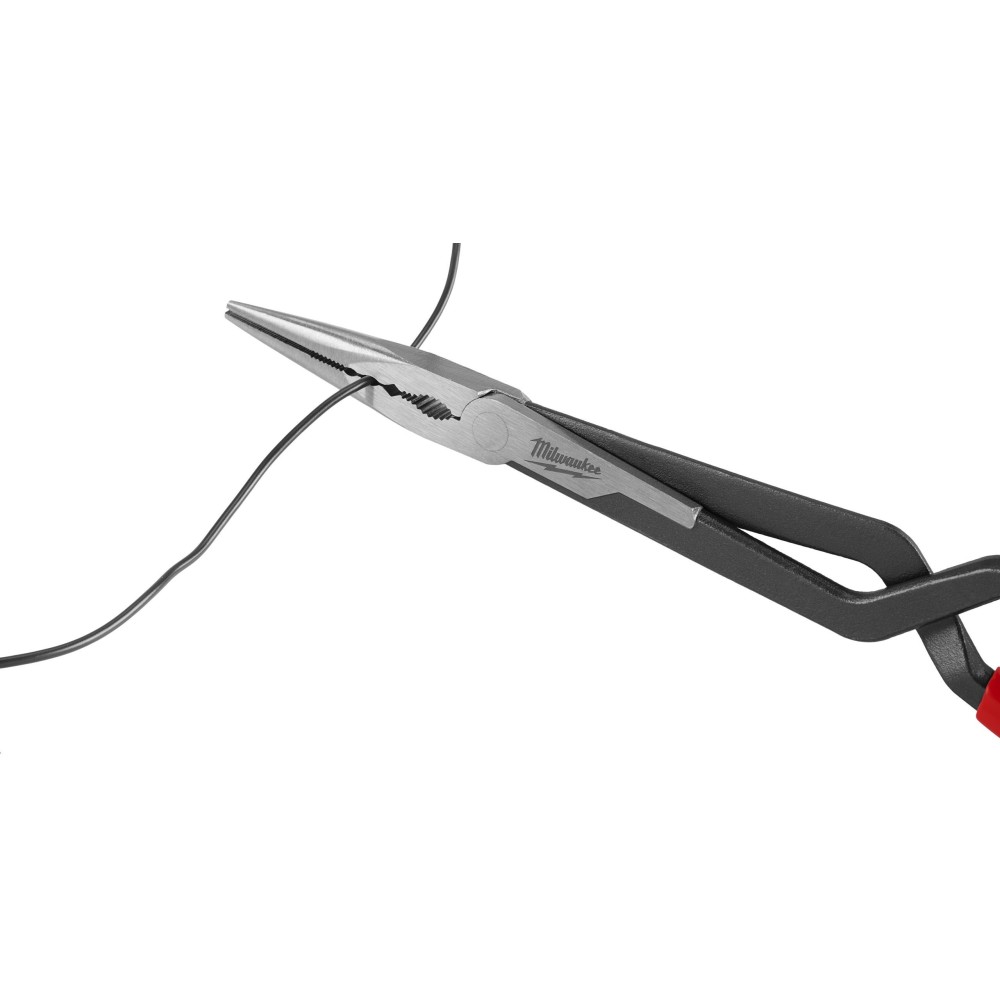 Длинногубцы Milwaukee удлиненные монтажные прямые LONG REACH PLIER - STRAIGHT