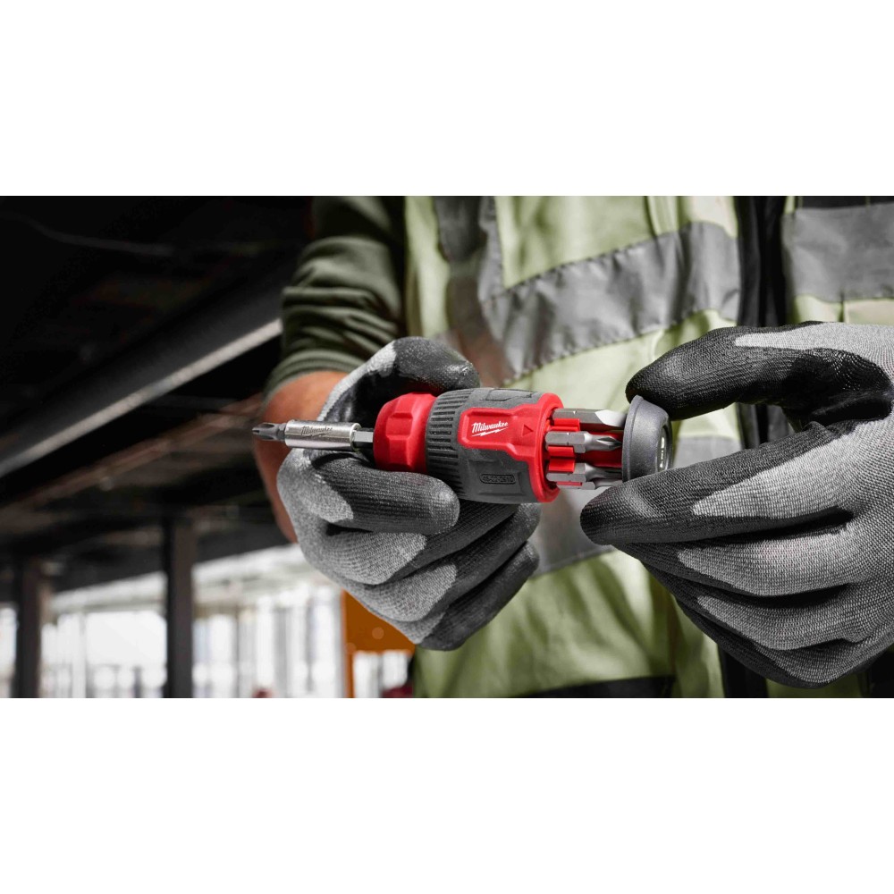 Отвертка универсальная компактная 8 в 1 Milwaukee COMPACT MULTI-BIT SCREWDRIVER