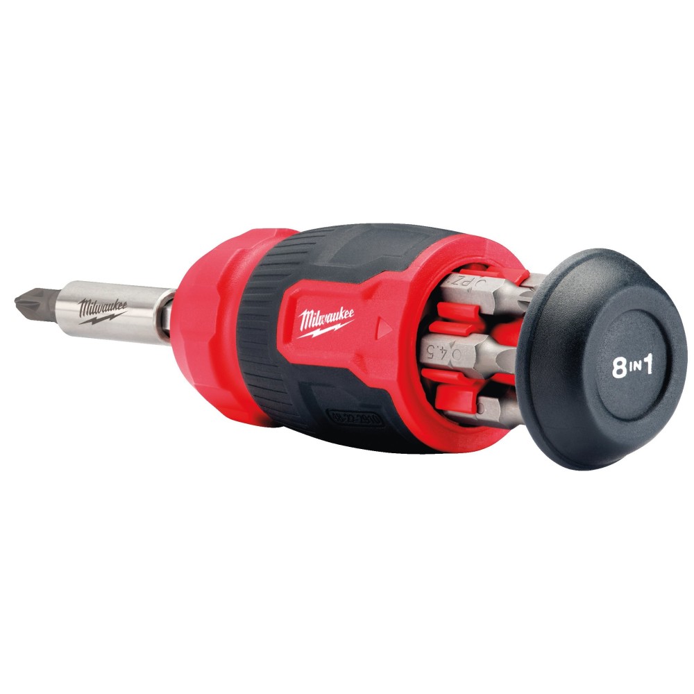 Отвертка универсальная компактная 8 в 1 Milwaukee COMPACT MULTI-BIT SCREWDRIVER