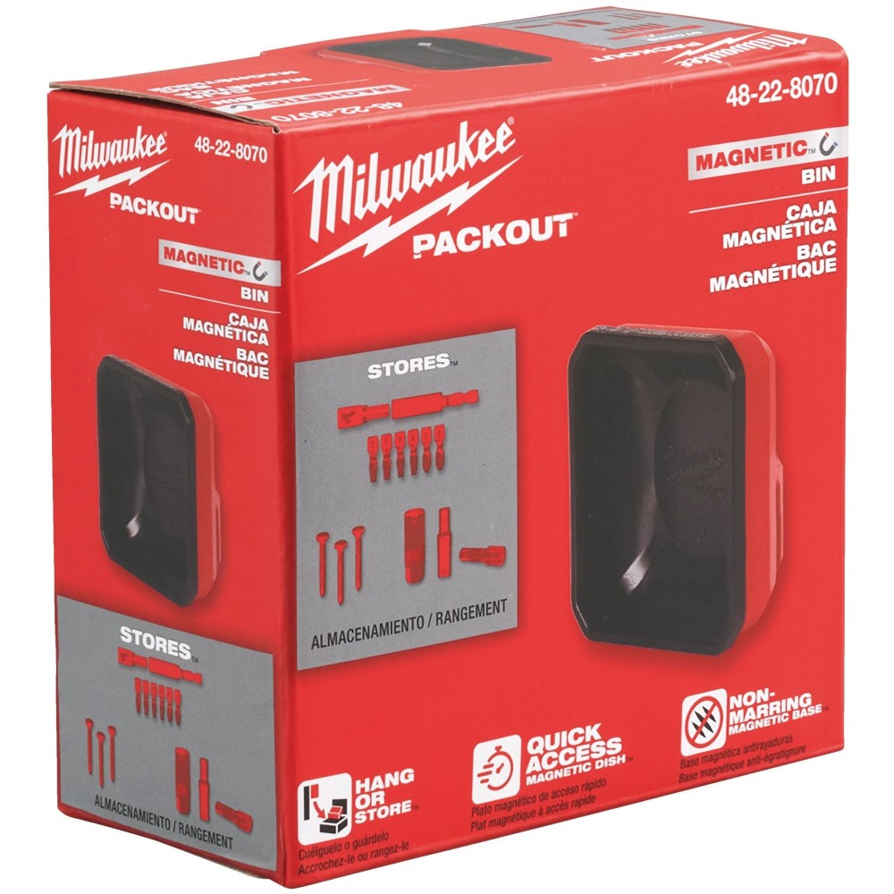 Ячейка  магнитная Milwaukee 10x10см PACKOUT™ MAGNETIC BIN