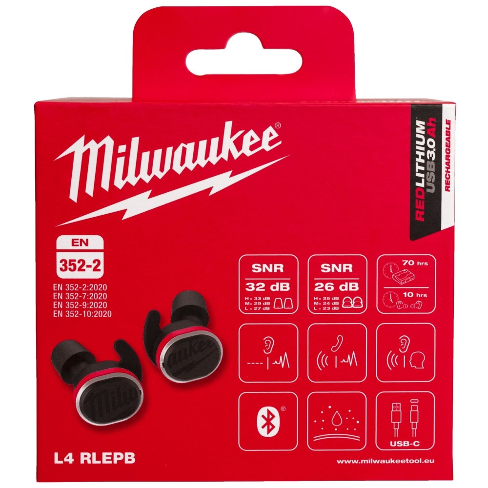 Электронные беруши Milwaukee L4 RLEPB-301