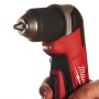 Односкоростная угловая дрель Milwaukee M12 C12RAD-0