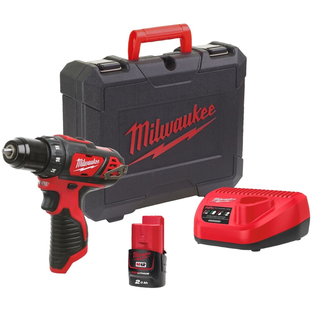 Аккумуляторная дрель-шуруповерт Milwaukee M12 BDD-201C