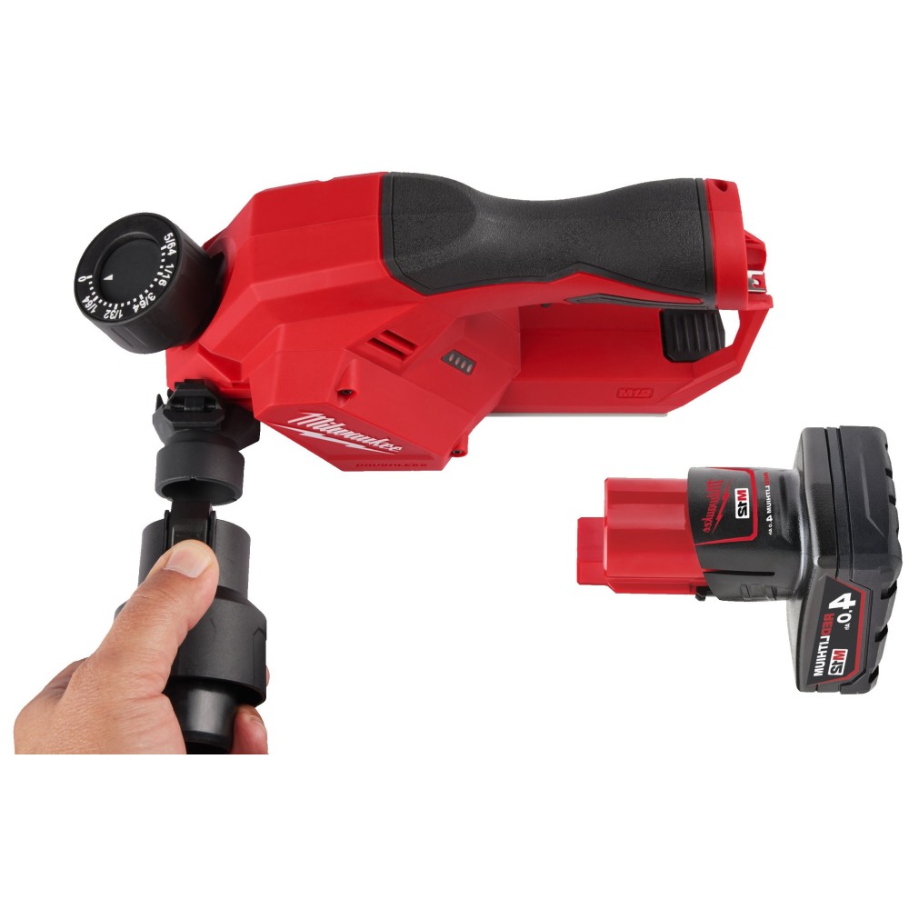 Аккумуляторный рубанок Milwaukee M12 BLP-402X