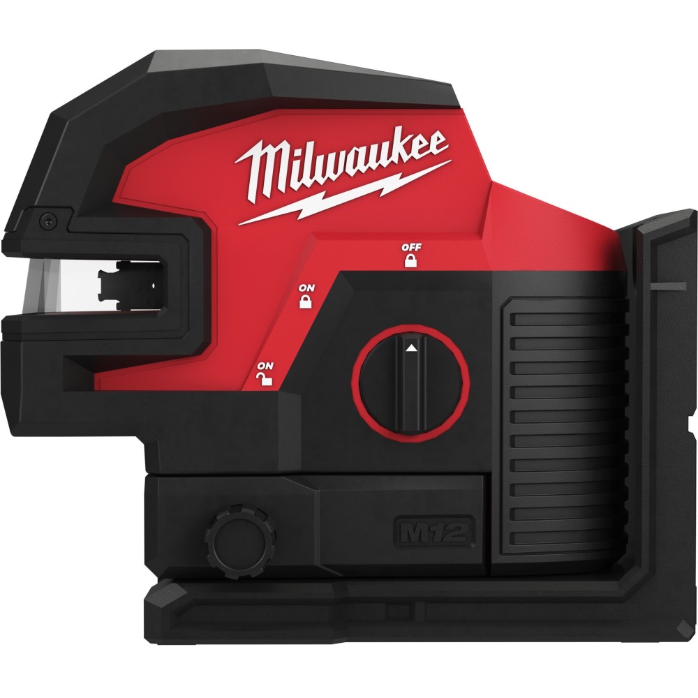 Аккумуляторный лазерный нивелир 4 точечный Milwaukee M12 CLL4P-0C