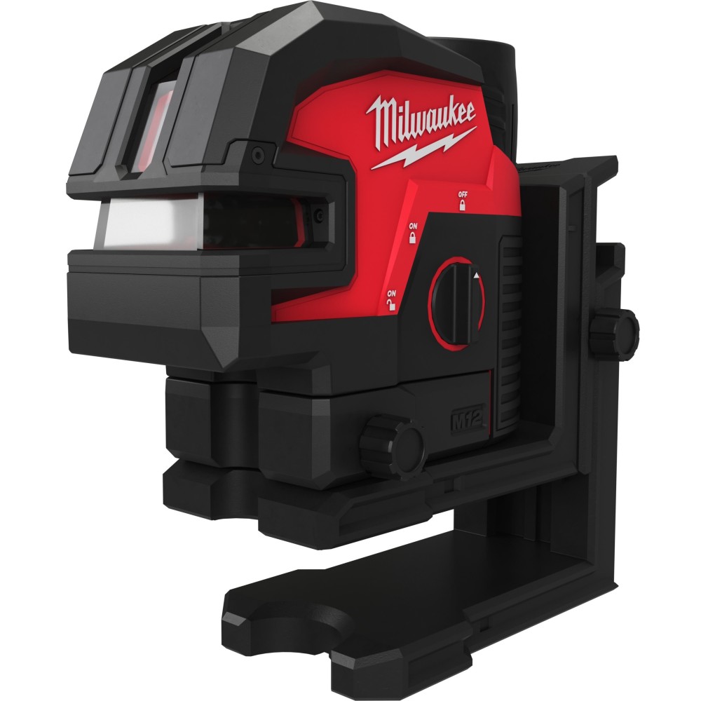 Аккумуляторный лазерный нивелир 4 точечный Milwaukee M12 CLL4P-301C