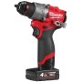 Аккумуляторная дрель-шуруповерт Milwaukee M12 FUEL FDD2-402X