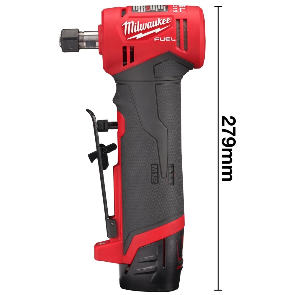 Аккумуляторная цанговая угловая шлифовальная машина Milwaukee M12FDGA-0 FUEL