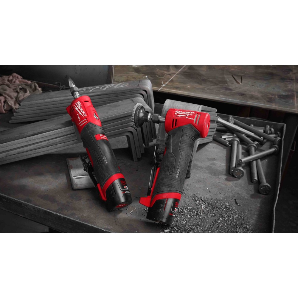 Аккумуляторная цанговая угловая шлифовальная машина Milwaukee M12FDGA-422B FUEL