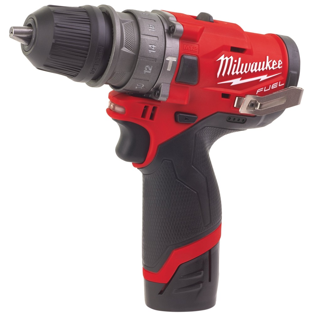 Аккумуляторная ударная дрель шуруповерт со сменным патроном Milwaukee M12 FUEL FPDXKIT-202X