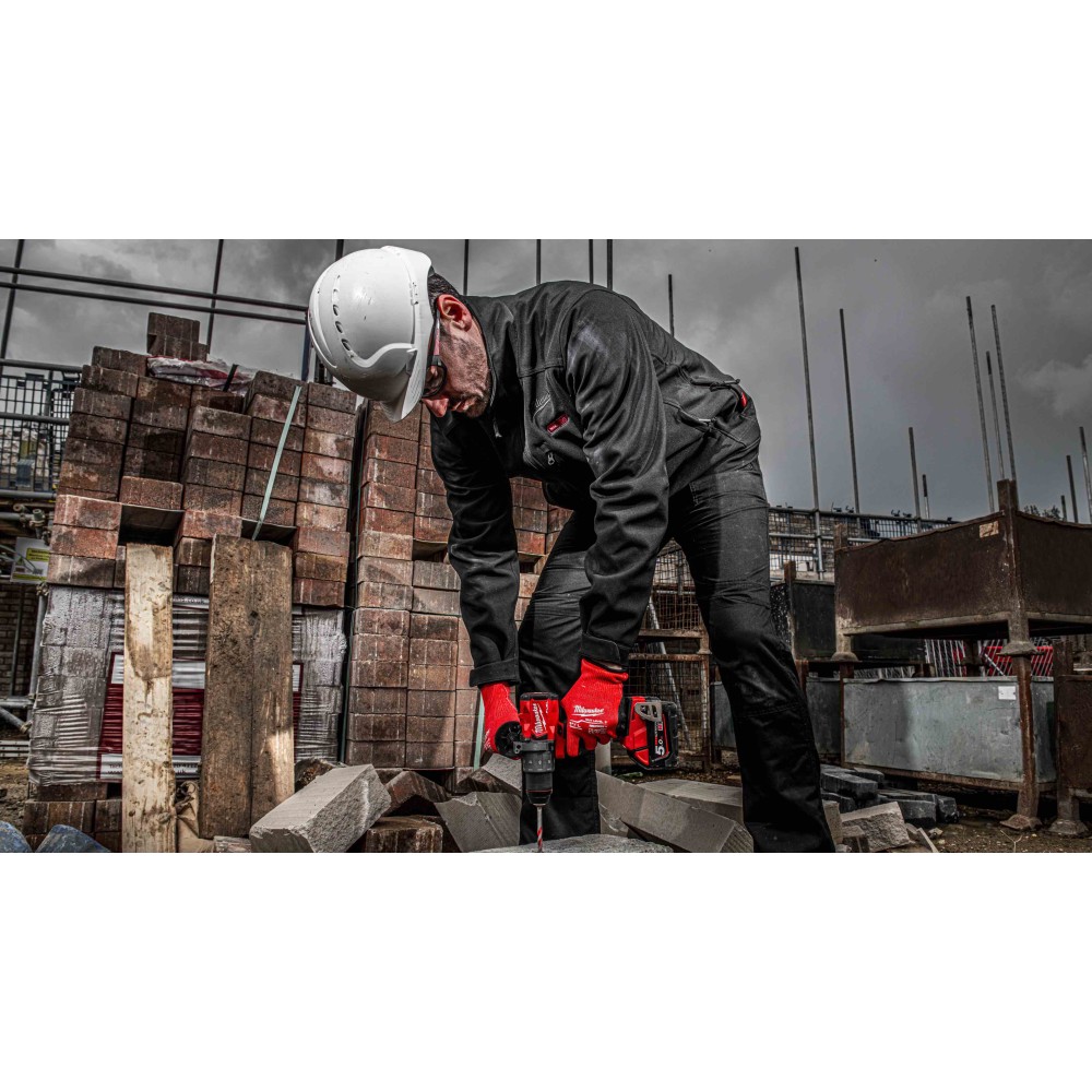 Куртка черная c электроподогревом Milwaukee M12 HJ BL5-0 (XXXL)