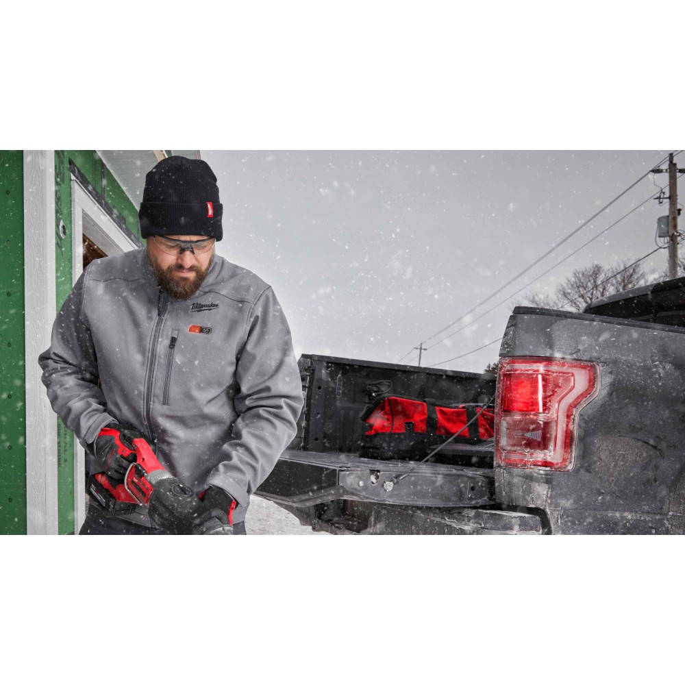 Куртка серая c электроподогревом Milwaukee M12 HJ GREY5-0 (S)