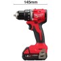 Аккумуляторная компактная дрель-шуруповерт Milwaukee M18 BLDDRC-202C