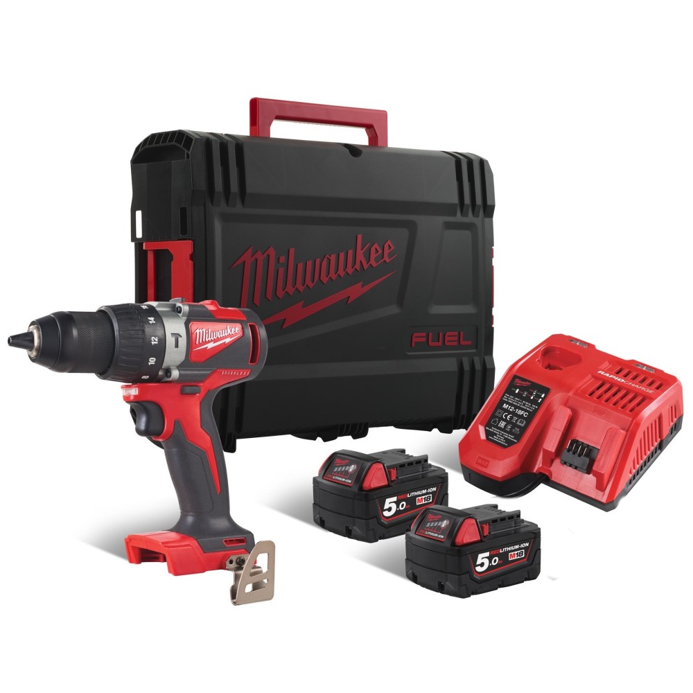 Аккумуляторная ударная дрель-шуруповерт Milwaukee M18 BLPD2-502X