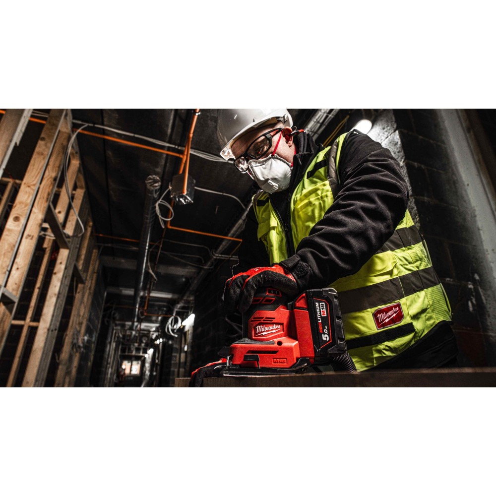 Аккумуляторная виброшлифовальная  машина Milwaukee M18 BQSS-502B