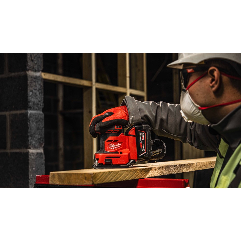 Аккумуляторная виброшлифовальная машина Milwaukee M18 BQSS-0