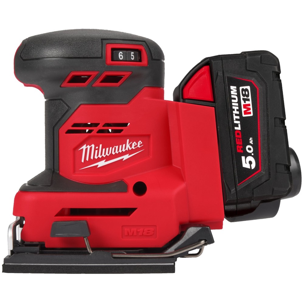 Аккумуляторная виброшлифовальная  машина Milwaukee M18 BQSS-502B