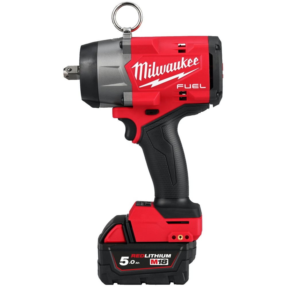 Аккумуляторный высокомоментный импульсный гайковерт с фиксацией пином Milwaukee M18 FUEL FHIW2P12-502X