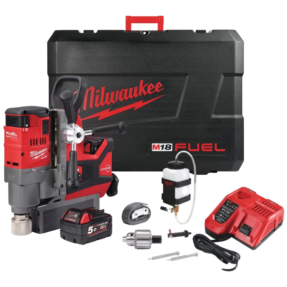 Аккумуляторная дрель на магнитной станине с постоянным магнитом Milwaukee M18 FUEL FMDP-502C