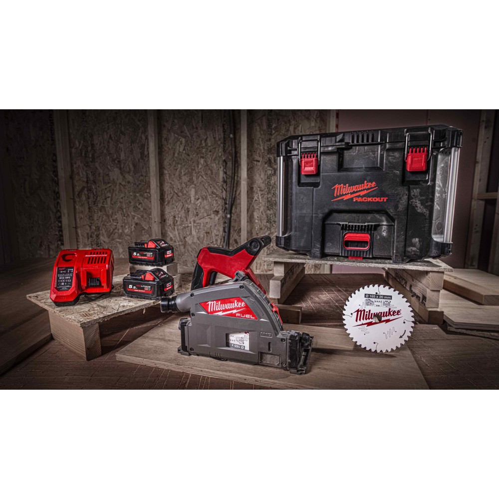 Аккумуляторная погружная циркулярная пила Milwaukee M18 FUEL FPS55-552P