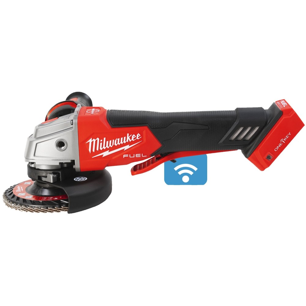 Аккумуляторная угловая шлифовальная машина (УШМ, Болгарка) Milwaukee M18 FUEL ONEFSAG125XPDB-0X